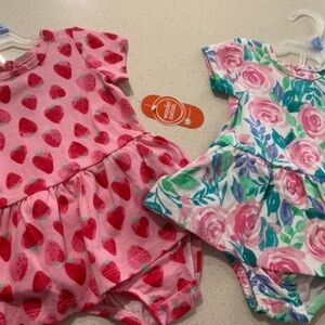 Wondernation baby dress set of 2